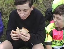 Tao disgusts everyone with his peanut butter and chocolate spread sandwich near Dunwich church